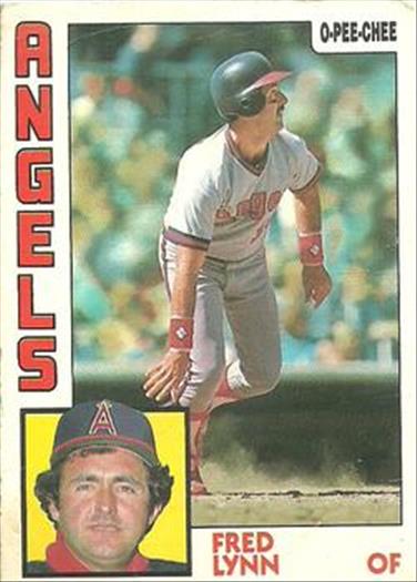 1984 O-Pee-Chee Baseball Cards 247     Fred Lynn